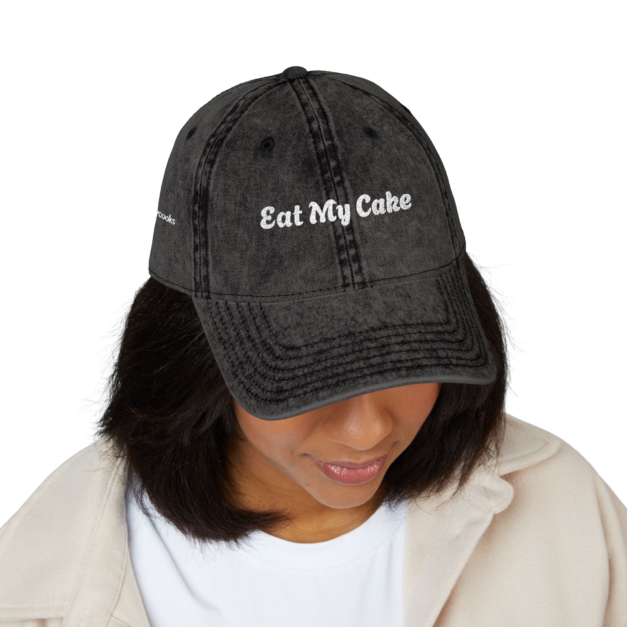 Eat My Cake Embroidery cap