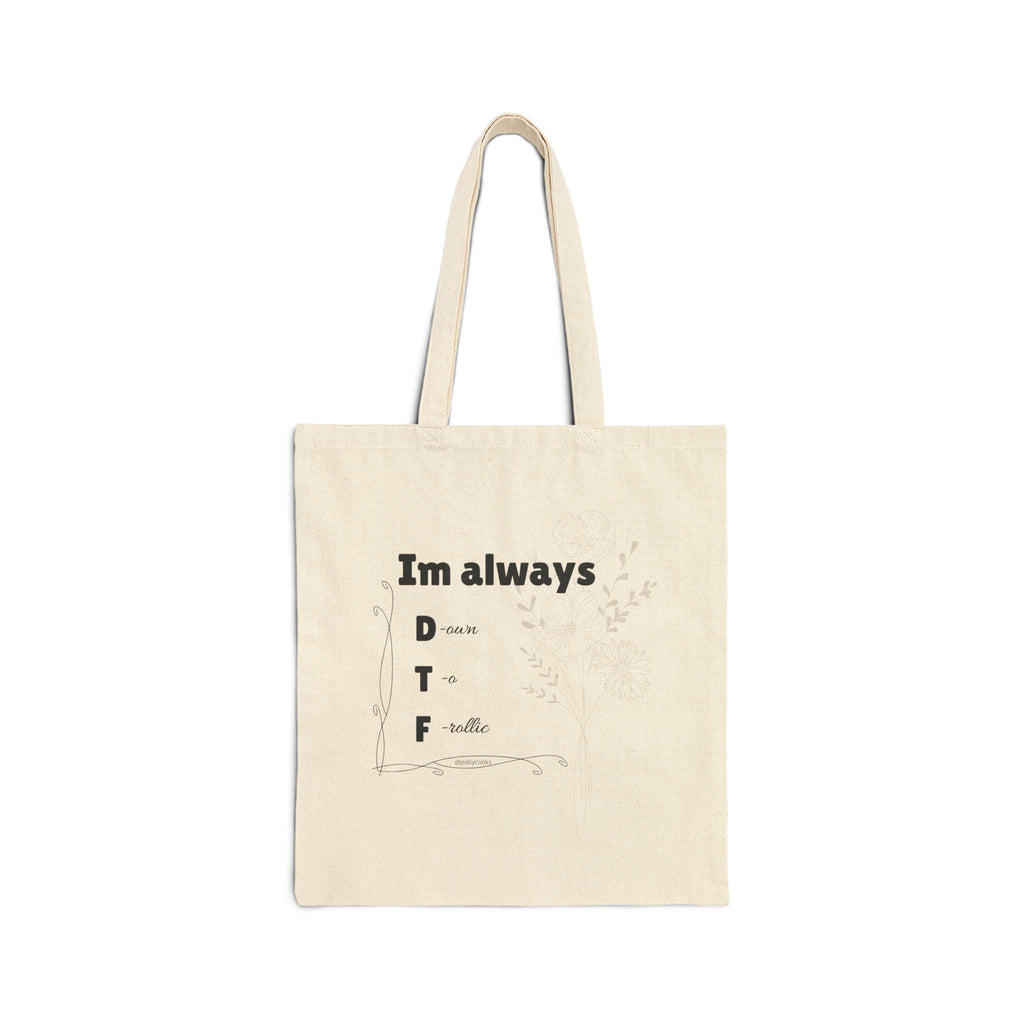 DTF Cotton Canvas Tote Bag