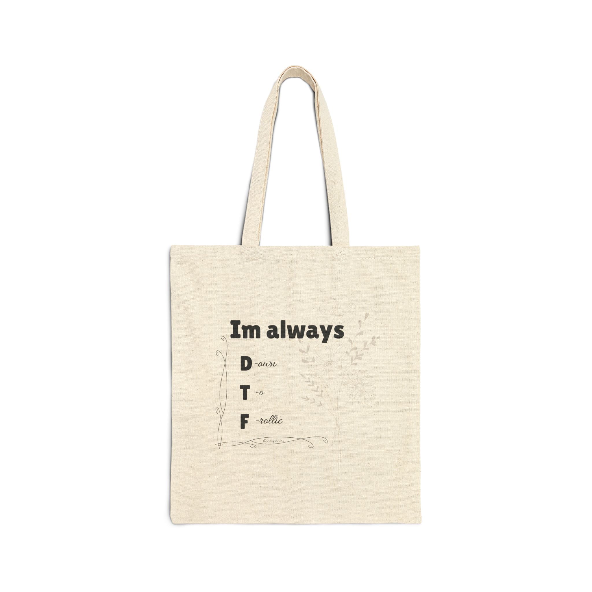 DTF Cotton Canvas Tote Bag
