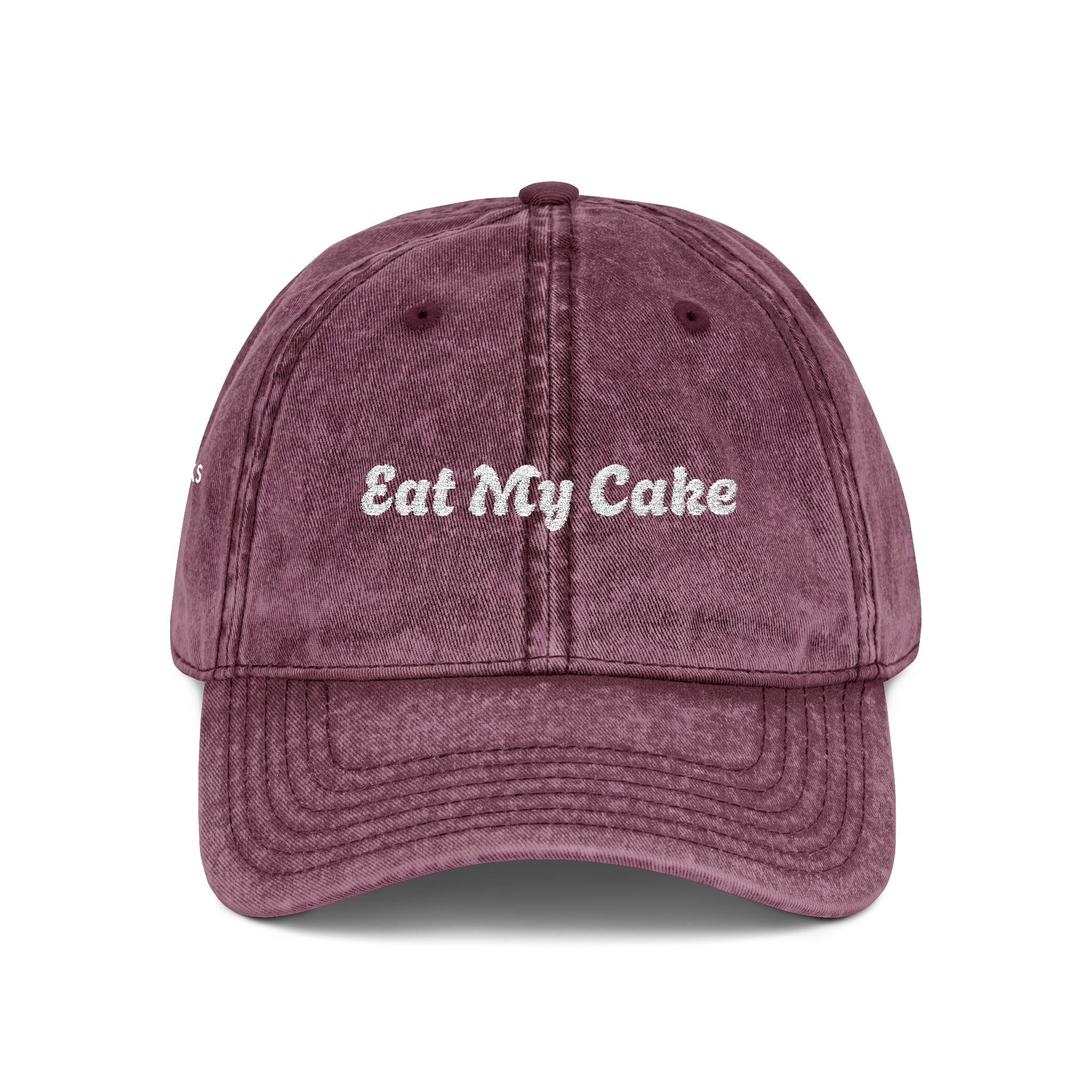 Eat My Cake Embroidery cap