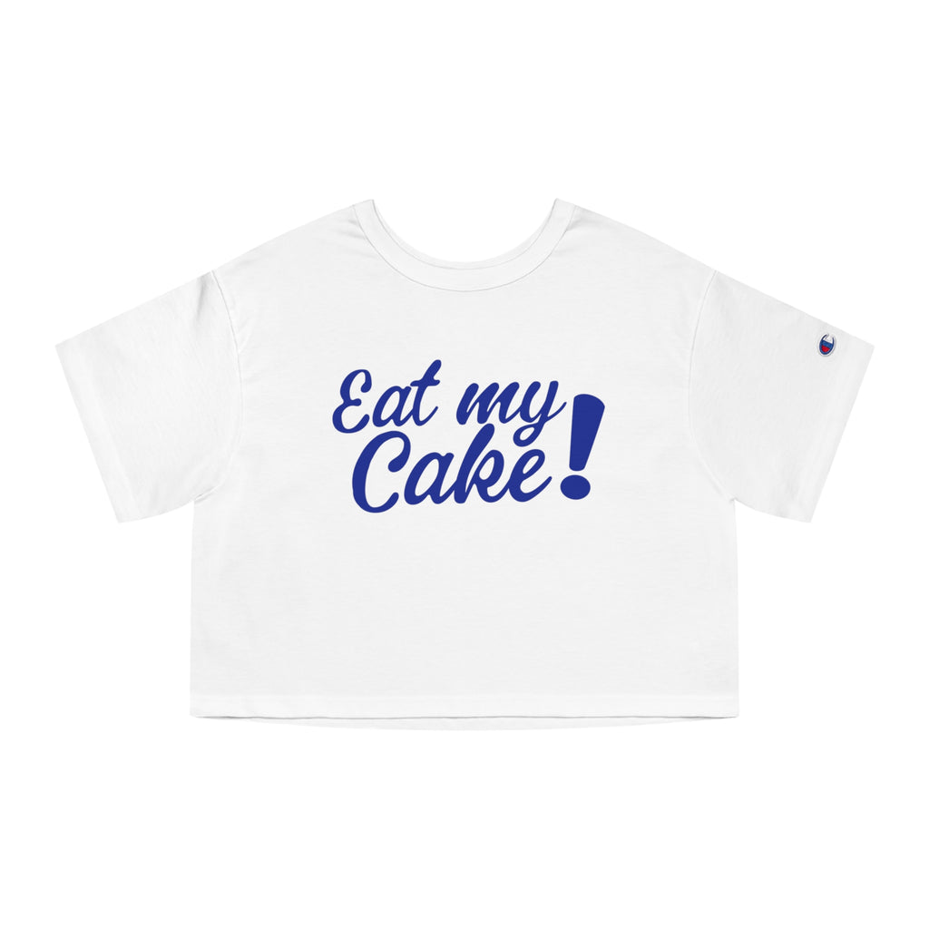 Eat My Cake Cropped Tee