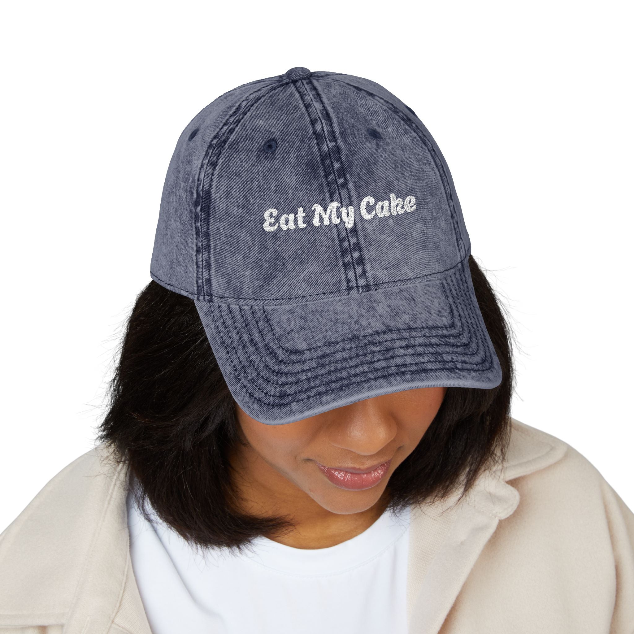 Eat My Cake Embroidery cap